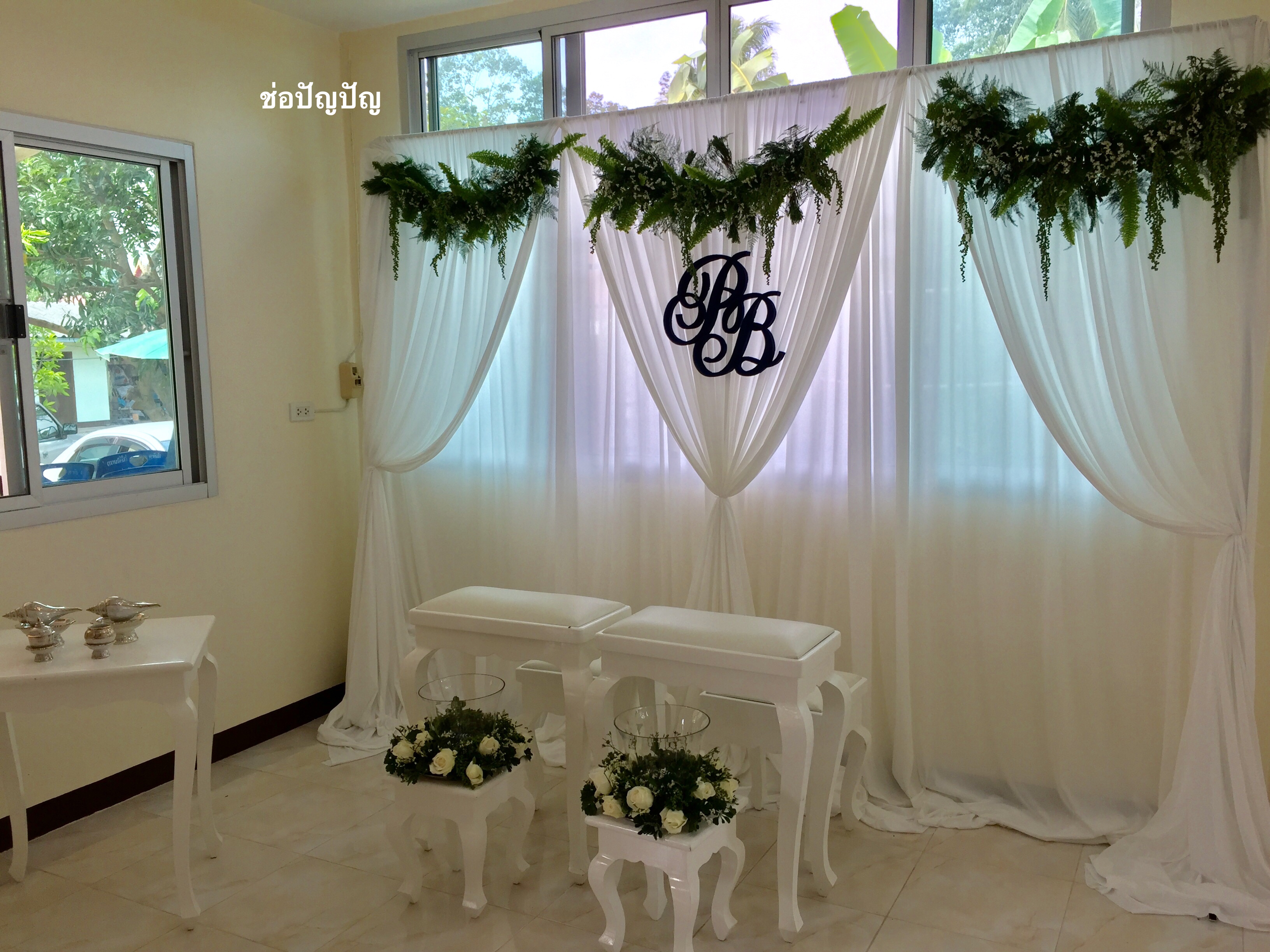 Backdropหลั่งน้ำสังข์ราคาประหยัด 24กพ61 (อ.บางปะหัน จ.อยุธยา)