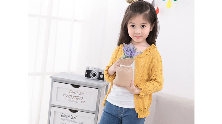 เสื้อกันหนาวเด็ก ลายแตงโม คอกลม