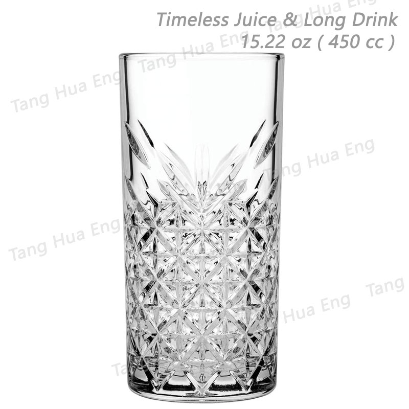 ( 12 ใบ ) แก้วค็อกเทล แก้วน้ำ Pasabahce Timeless Juice & Long Drink 450 cc. #52800-1081304