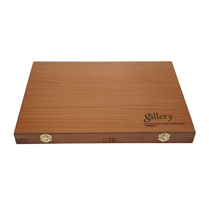 Mungyo Artists' Soft Oil Pastels Set of 72 Wood Box
