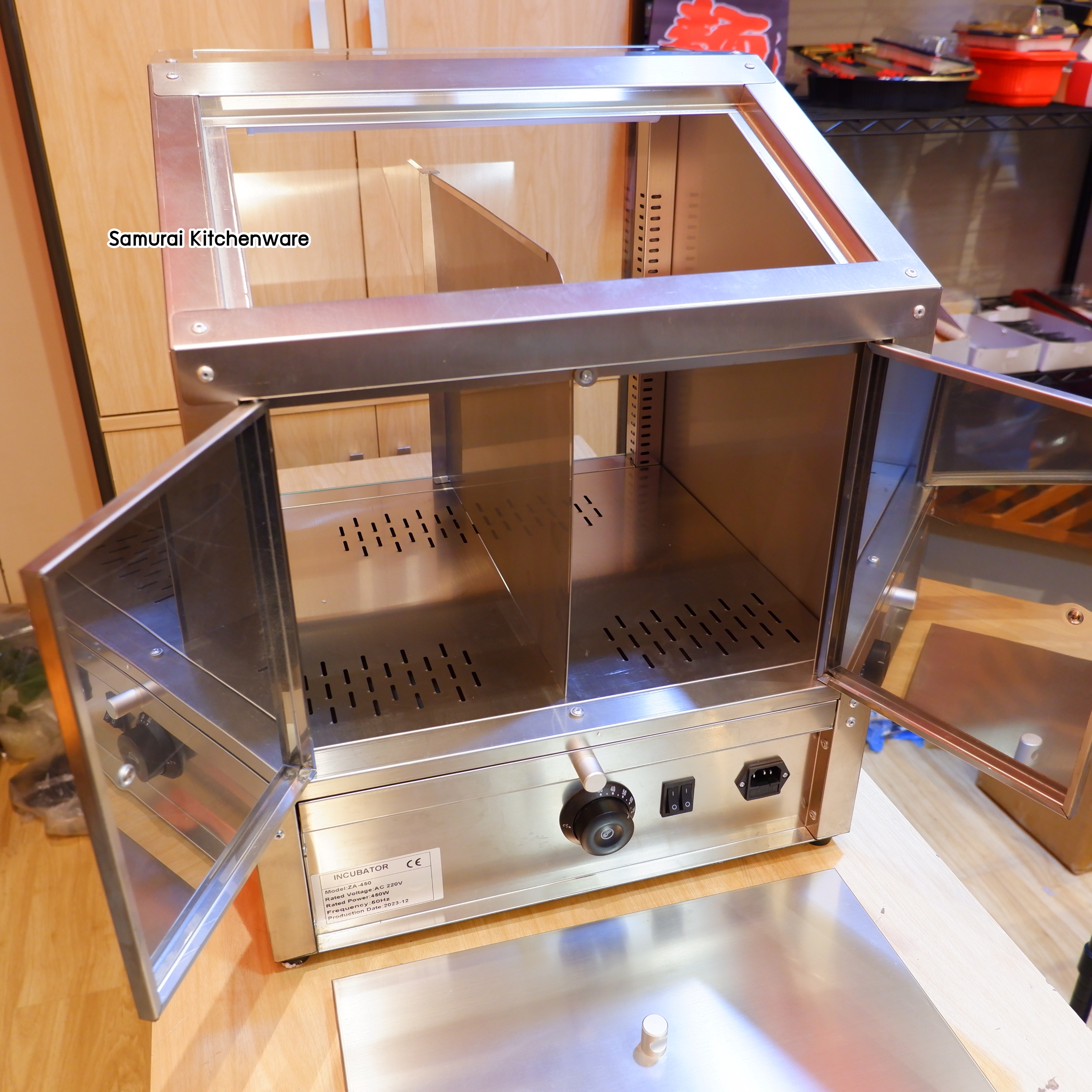 ตู้อุ่นป๊อปคอร์น (สแตนเลสทั้งตัว)