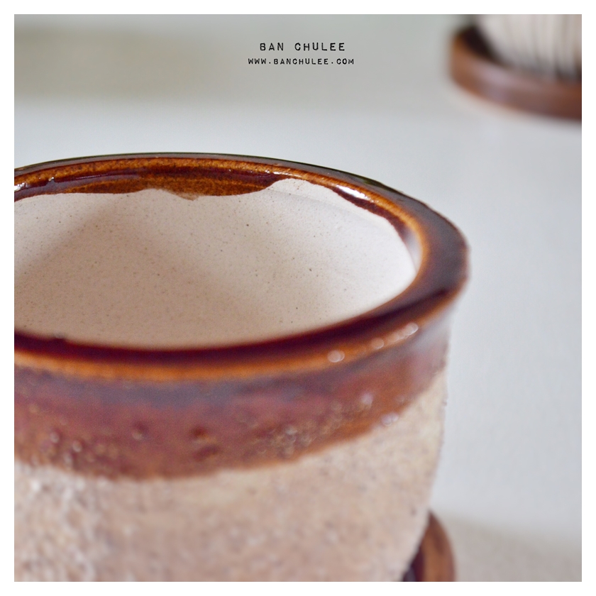 Rough Ceramic Flower Pots Set A กระถางเซรามิคเนื้อหยาบ เซตเอ