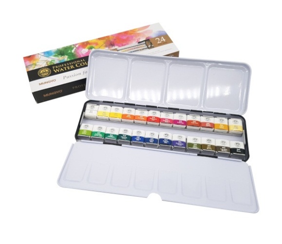 ชุดสีน้ำMungyo Professional 24สี