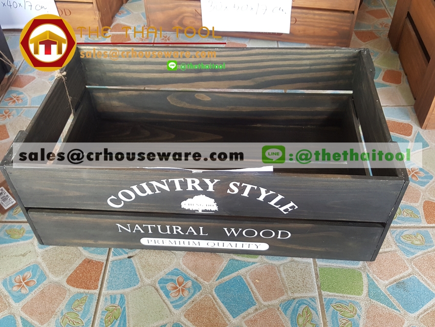 ลังไม้ รุ่น Bug-L รหัส : 005- BOX-Bug-L Wooden crate Bug-L. Code : 005-BOX-Bug-L