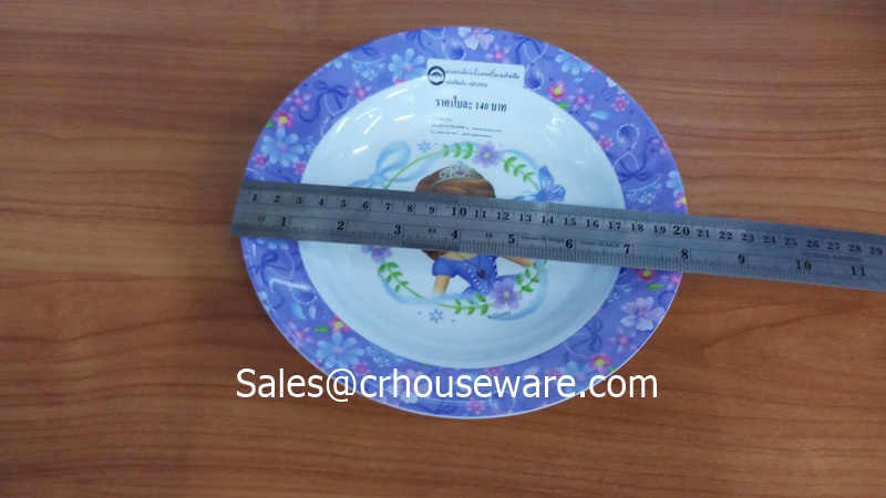 จานทรงลึก 8 นิ้ว ลายSofia