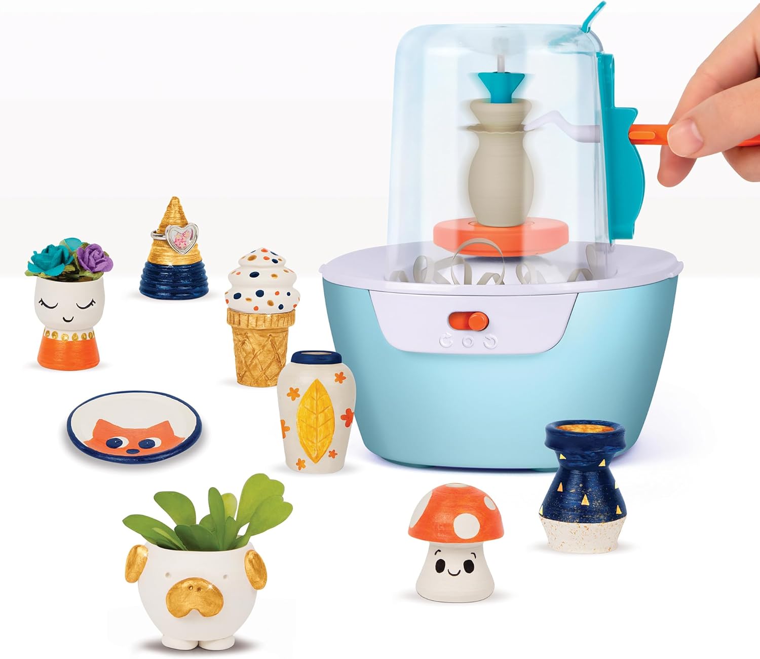 เครื่องปั้นดินเผาสำหรับเด็ก Make It Real Mini Pottery Studio