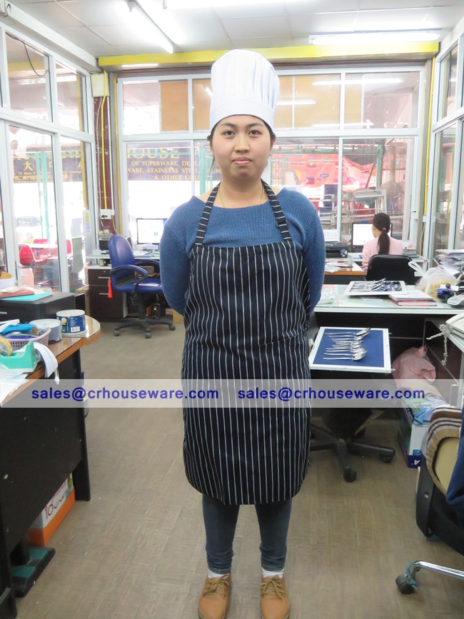 ผ้ากันเปื้อนโรงแรม เอื้ยมผ้า แบบเต็มตัว 044-PKC-WT