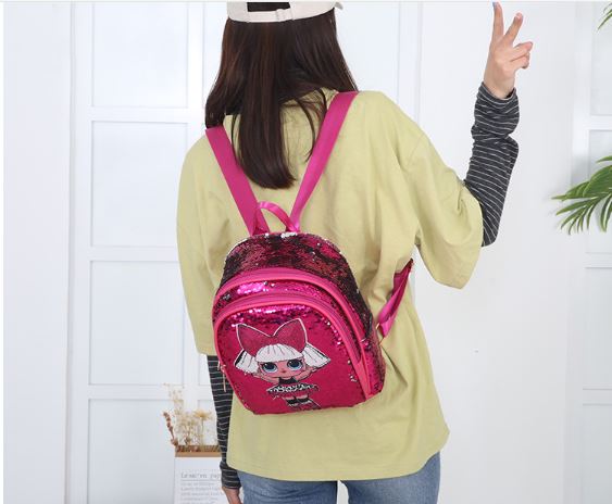 กระเป๋าเด็กเป้ LOL ปักเลื่อม ไซส์ใหญ่