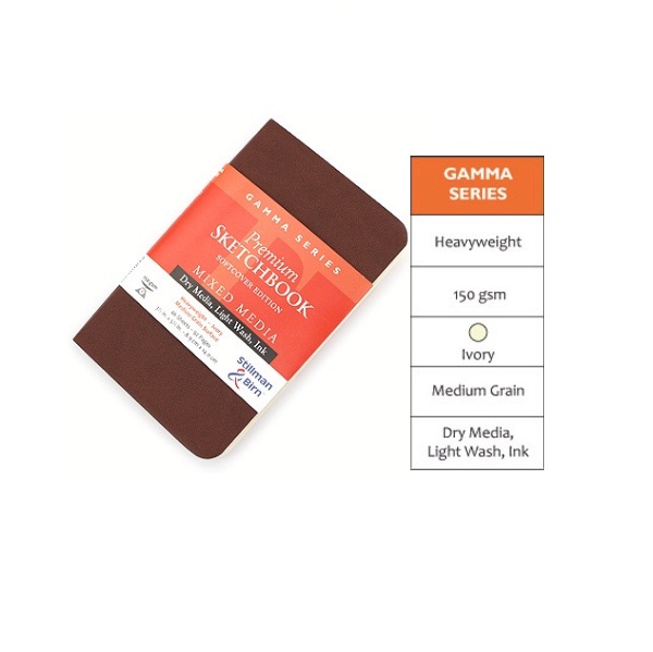 สมุด Stillman&Birn Sketchbook Softcover 150g 46แผ่น