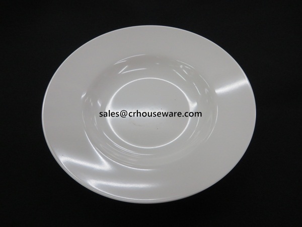 จานทรงลึก 9 นิ้ว 017-M01,Round plate, Grade A, 9 inches