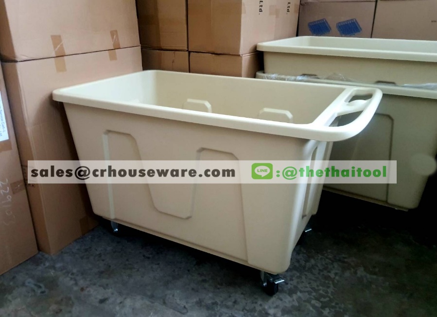 รถเข็นเก็บผ้าขนาดเล็ก (Laundry Trolley) 002-HK08216