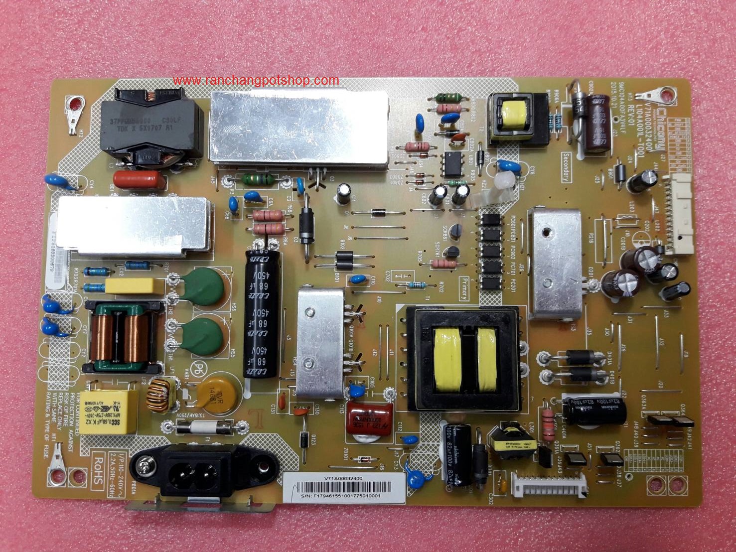 Power supply 50L2550VT, 50L5550VT ,V71A00032400