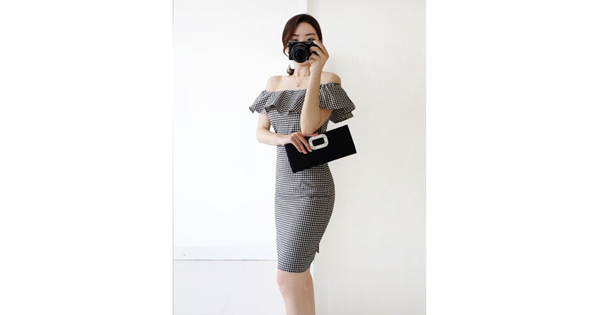 สินค้าพรีออเดอร์ ชุดเดรสแฟชั่นสไตล์เรียบหรู 4ไซส รหัส PO-Dress-022