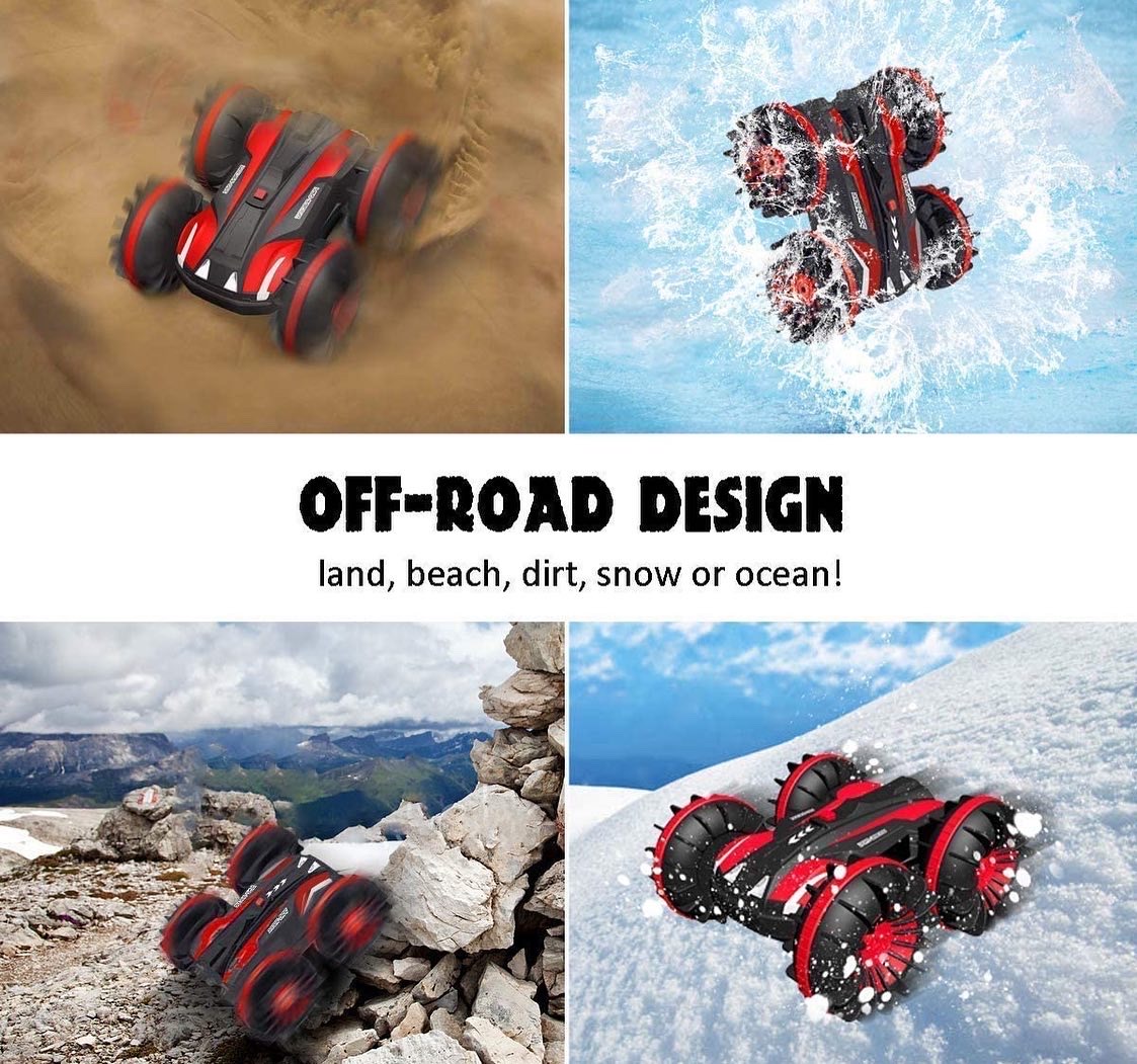 รถบังคับสะเทิ้นน้ำสะเทิ้นบก Seckton Amphibious RC Car