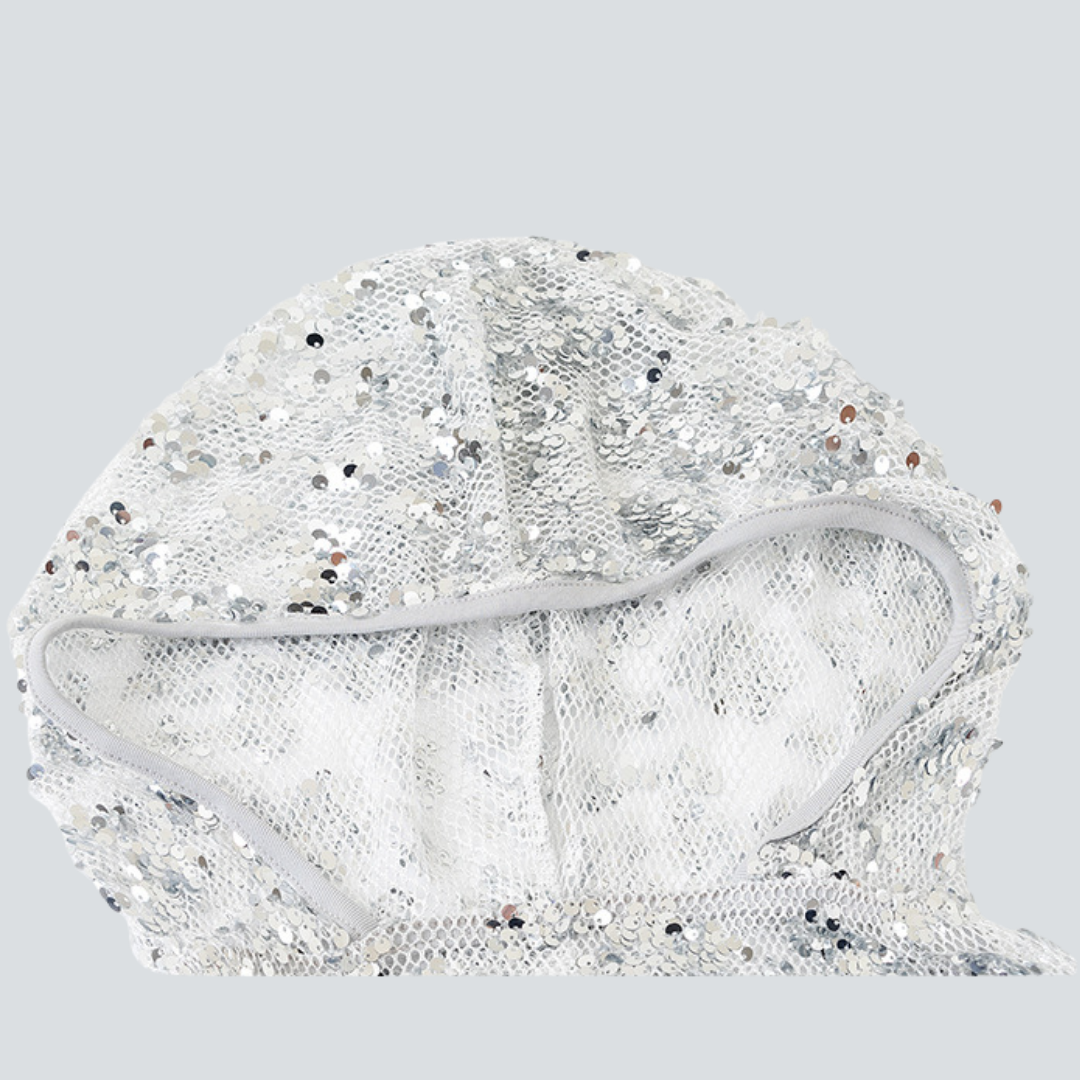 friendly4kid ชุดเต้น เด็กหญิง เซ็ต เสื้อเงิน+กระโปรงระบาย/กางเกง**รอเข้า