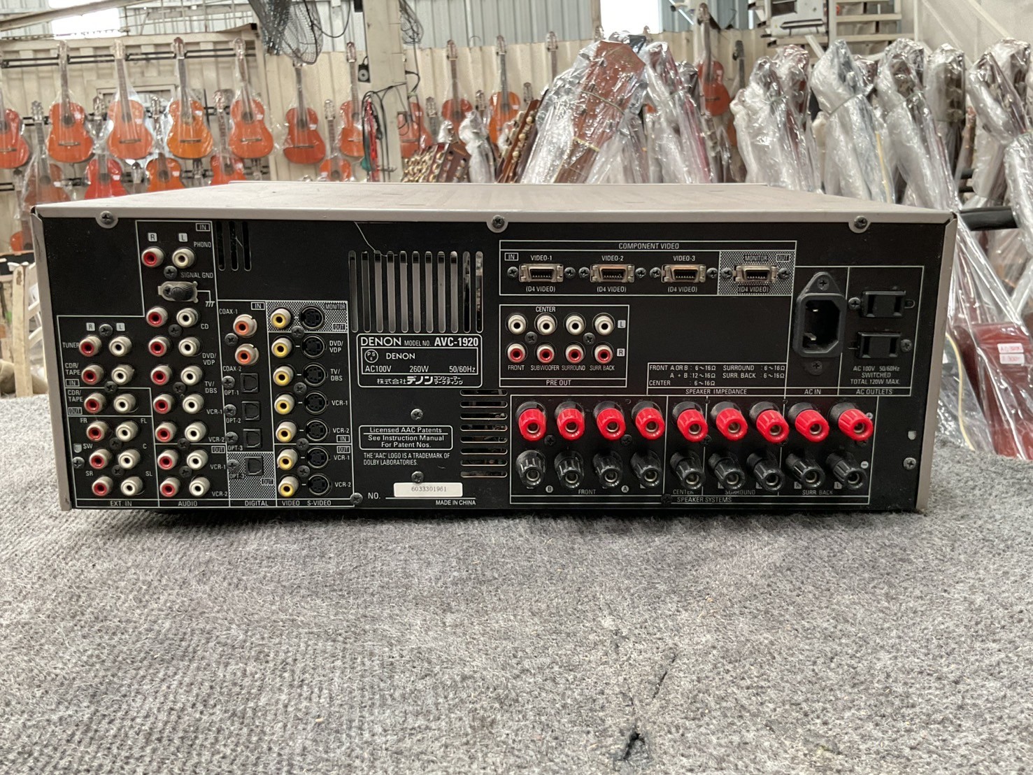 เครื่องขยายเสียง DENON : AVC-1920 สินค้าไม่พร้อมใช้งาน(ต้องซ่อม)