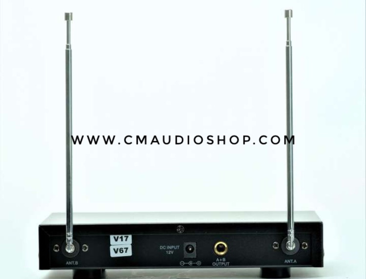 ไมโครโฟนไร้สาย ไมค์ลอยคู่แบบถือ MBA MIC-888A รุ่น V1 (VHF)