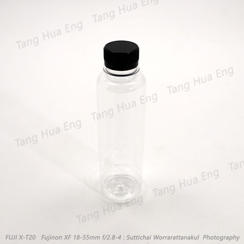 ขวดน้ำผลไม้ PET ร่ำรวย 300 มล. ปาก 30 มม. ( 150 ใบ)