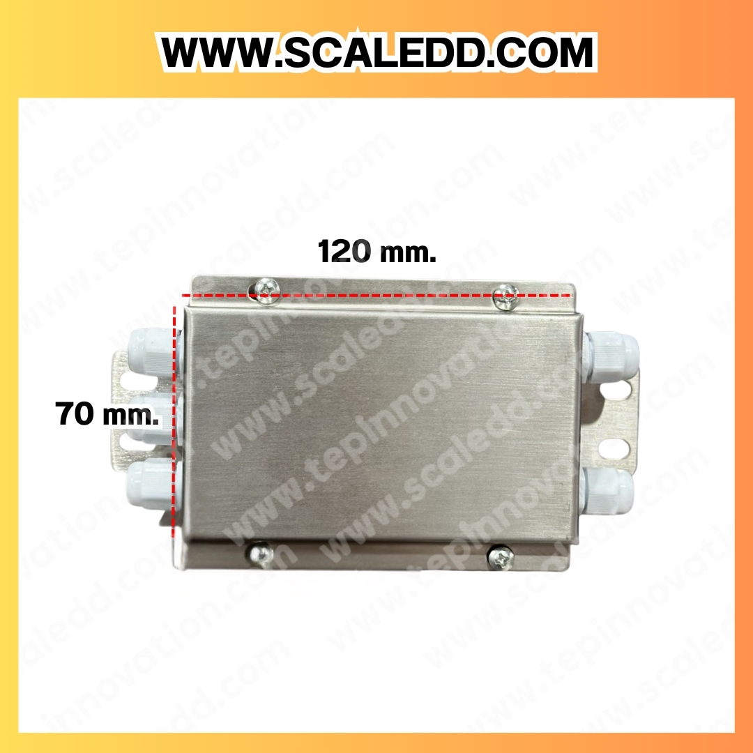 กล่องรวมสัญญาณ Junction Box (JB-T4-1) กล่องรวมสัญญาณเครื่องชั่งน้ำหนัก กล่องรวมสัญญาณแบบ 4 Line Floor Scale กล่องรวมสัญญาณแบบ4สาย