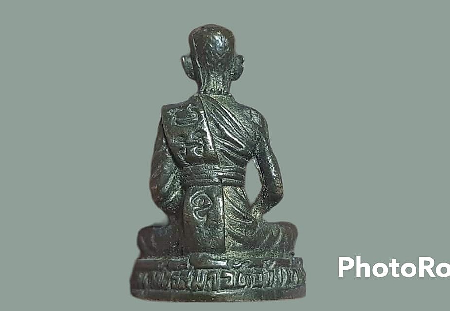 รูปเหมือนหล่อ หลวงพ่อทบ วัดอภัยมณีรัตน์ จ.เพชรบูรณ์ งานผูกพัทธสีมา เนื้อทองผสม