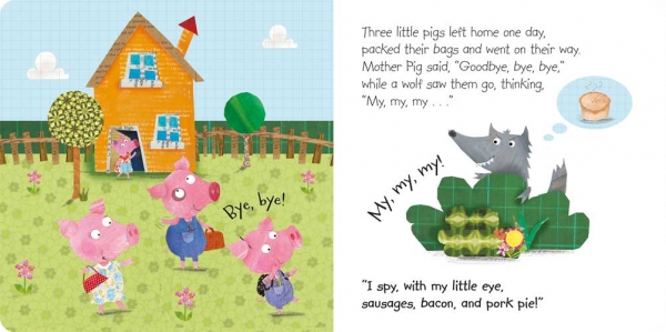 นิทานก่อนนอนสุดคลาสิค ลูกหมู 3 ตัว / Night Night : Three Little Pigs