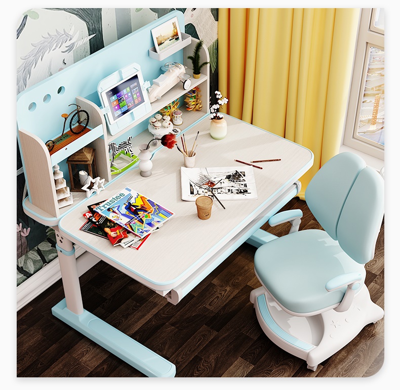 โต๊ะหนังสือเด็ก พร้อมชุดเก้าอี้ (Good for health) รหัส SMT1 _N21T90