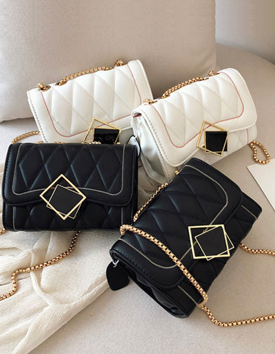 สินค้าพรีออเดอร์ กระเป๋าแฟชั่นสวยเก๋ มี2สี 2สไตล์ รหัส PO-BAG-015
