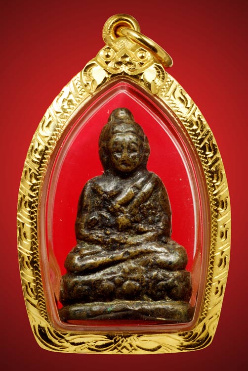 หลวงพ่อเดิมพระชัยออกวัดหัวงิ้วสวย+++เลี่ยมทองเดิมครับ