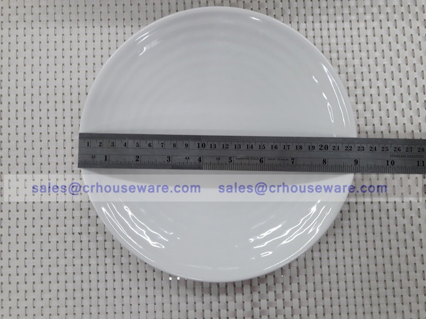 จานกลมตื้น ลายญี่ปุ่น 9 นิ้ว 017-PX-38609