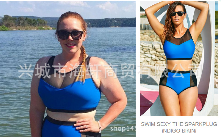 ชุดว่ายน้ำคนอ้วน ทูพีช สีน้ำเงิน รอบอก 40-46 รอบเอว 36-42 สะโพก 47-52 นิ้วค่ะ ผ้าดี งานสวยมากๆค่ะ