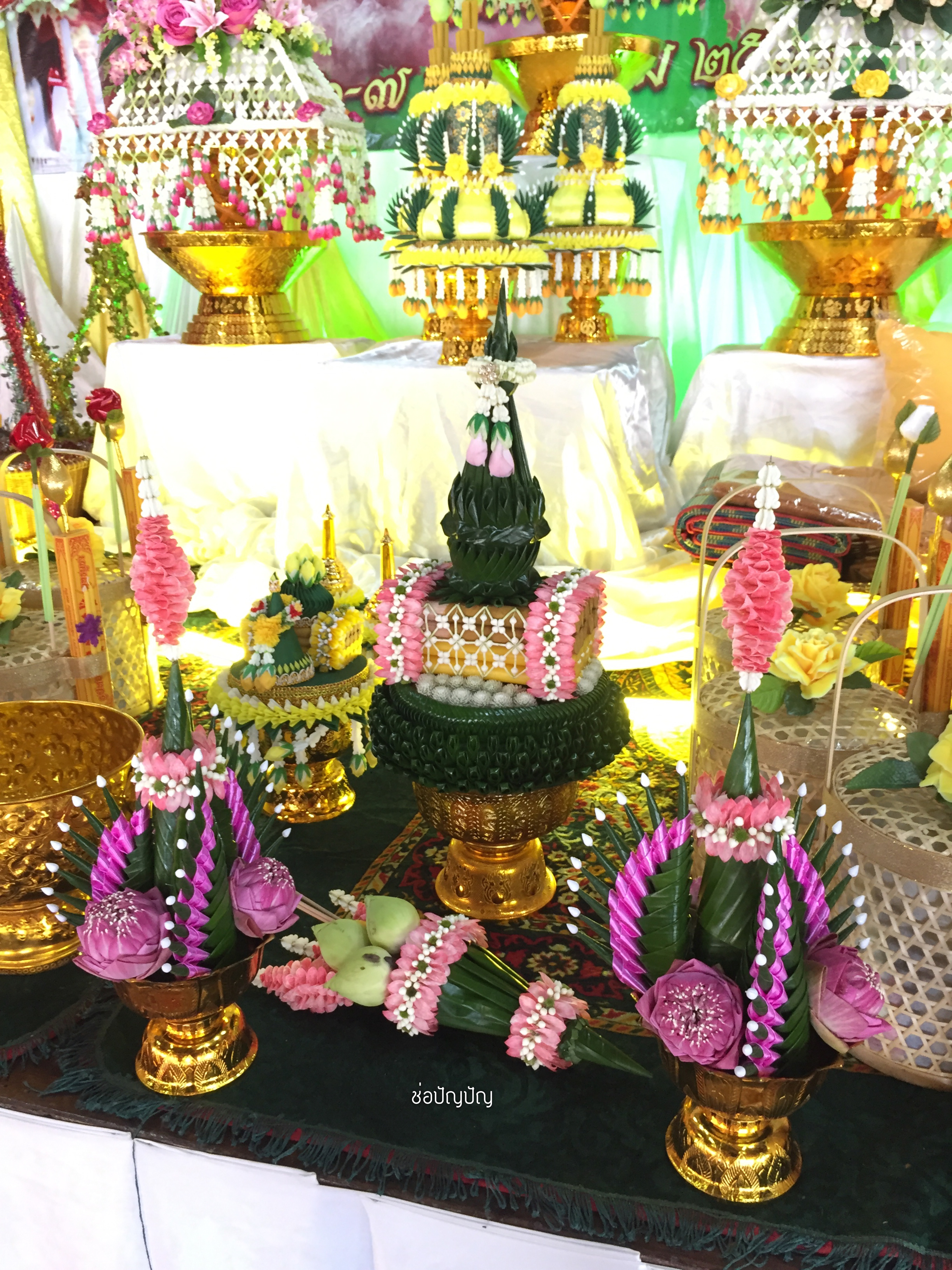 บายศรีทำขวัญนาค 5.5.61