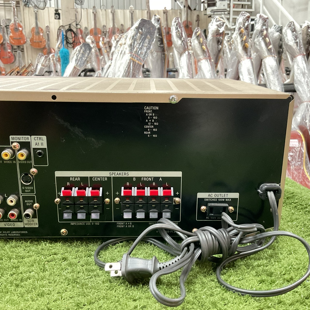 เครื่องขยายเสียง SONY : STR-V535 สินค้าไม่พร้อมใช้งาน (ต้องซ่อม)