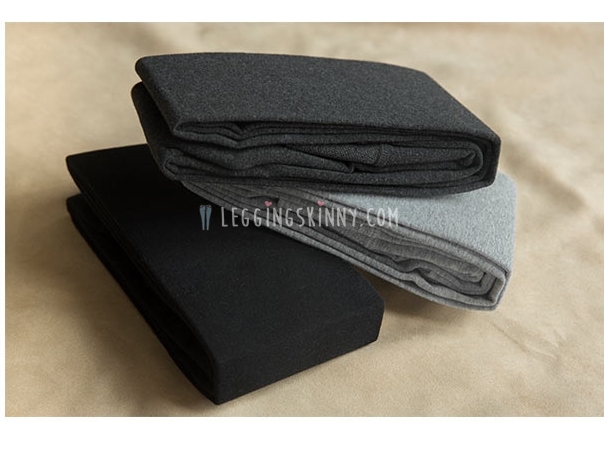 800D เลกกิ้งถุงน่องผ้าฝ้ายบุขนแกะกันหนาว มี 4 สี