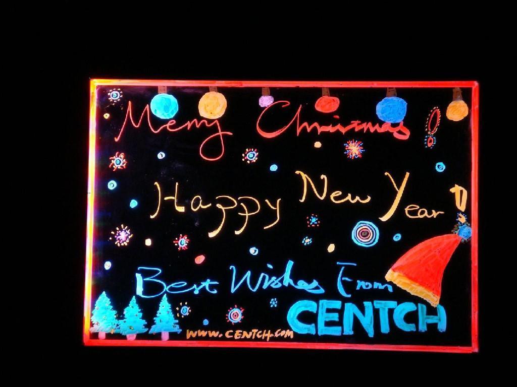 ป้ายโฆษณา กระดานไฟ LED เขียนได้ ลบได้ ขนาด 40x60