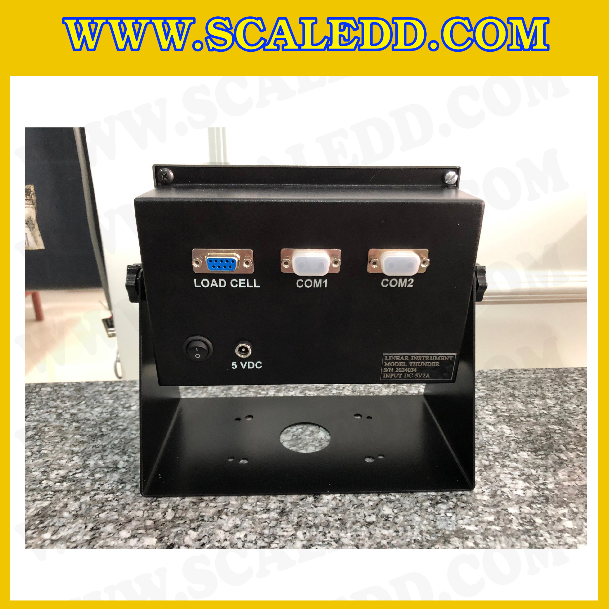 เครื่องชั่งน้ำหนักดิจิตอล ขนาดแท่นชั่ง 50*60 cm ยี่ห้อ Linear รุ่น Thunder