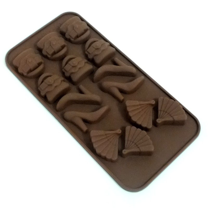 พิมพ์ซิลิโคน รูปรองเท้า/พัด/กระเป๋า Silicone mold