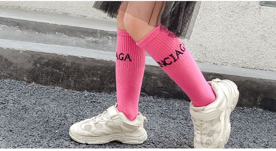 ถุงเท้ายาว ถุงเท้าเด็ก หลากสี