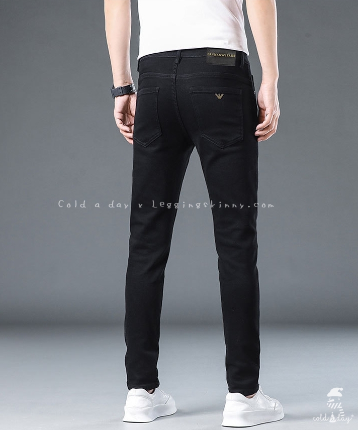 กางเกงยีนส์กันหนาวผู้ชาย ทรงสกินนี่ ไซส์ 29-38