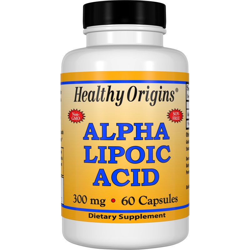**พร้อมส่ง**Healthy Origins, Alpha Lipoic Acid, 300 mg, 60 Capsules เพิ่มประสิทธิภาพของสารต้านอนุมูลอิสระตัวอื่นๆ ช่วยป้องกันและลดการอักเสบของสิว