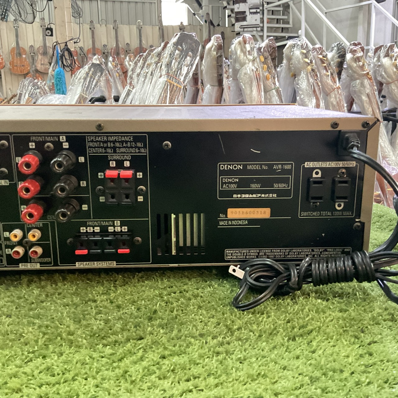 เครื่องขยายเสียง DENON : AVR-1600 สินค้าไม่พร้อมใช้งาน (ต้องซ่อม)