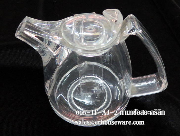 ขวดอคิลิคใสแบบกากาแฟ,ขวดซ้อส,ขวดโชยุ แบบกาเท 005-TF-AJ-2