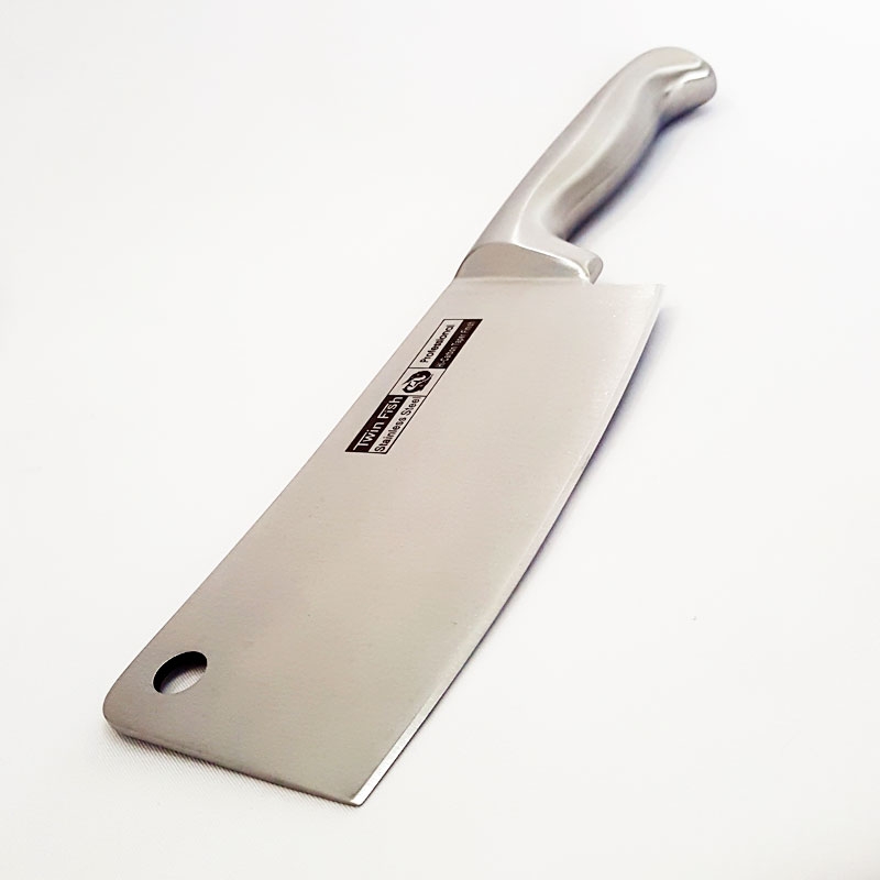 มีดสับ 7 นิ้ว ด้ามสเตนเลส 9261/7 ตราปลาคู่