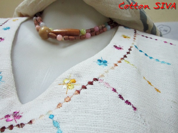 Long Dress - Thai Cotton 100% hand make By SIVA Top Thai Brand