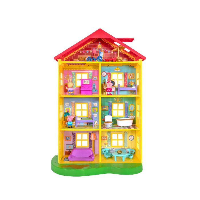 บ้าน Peppa Pig Fancy Family Home Playset แบบมีแสงเสียง