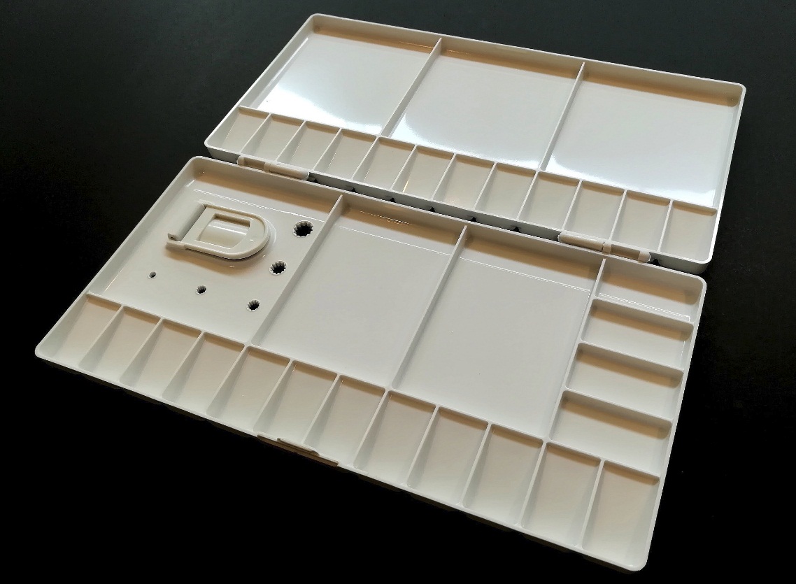 จานสีฝาพับ inca 5x10นิ้ว (ใบใหญ่)