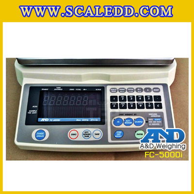 เครื่องชั่งดิจิตอล 5000g ตาชั่ง5000กรัม เครื่องชั่งนับจำนวน 5kg เครื่องชั่งน้ำหนัก5000g ยี่ห้อ AND รุ่น FC-5000i พิกัด 5kg ค่าละเอียด 0.5g