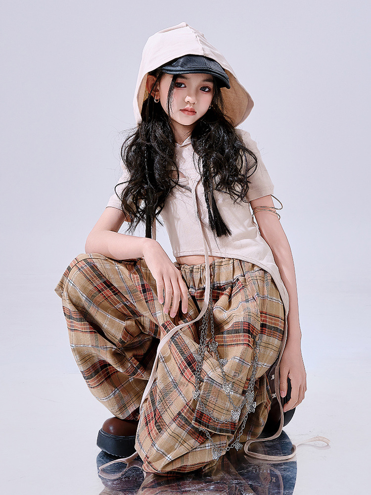 ชุดเต้น ฮิปฮอป เซ็ตเสื้อ+กางเกงขายาว**สินค้าเปิดจอง