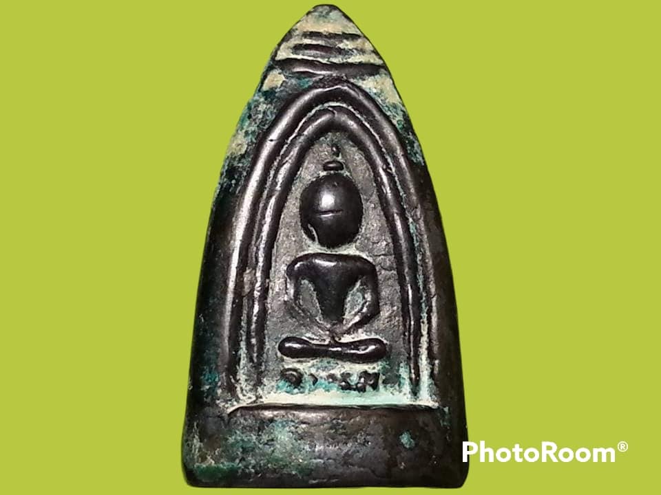 พระพรหมสามหน้า หลวงพ่อขัน วัดสระตะโก เนื้อเมฆพัด จ.ราชบุรี ปี 2472