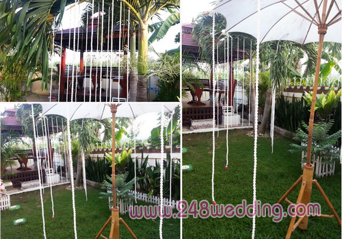 สายดอกรักตกแต่งสถานที่