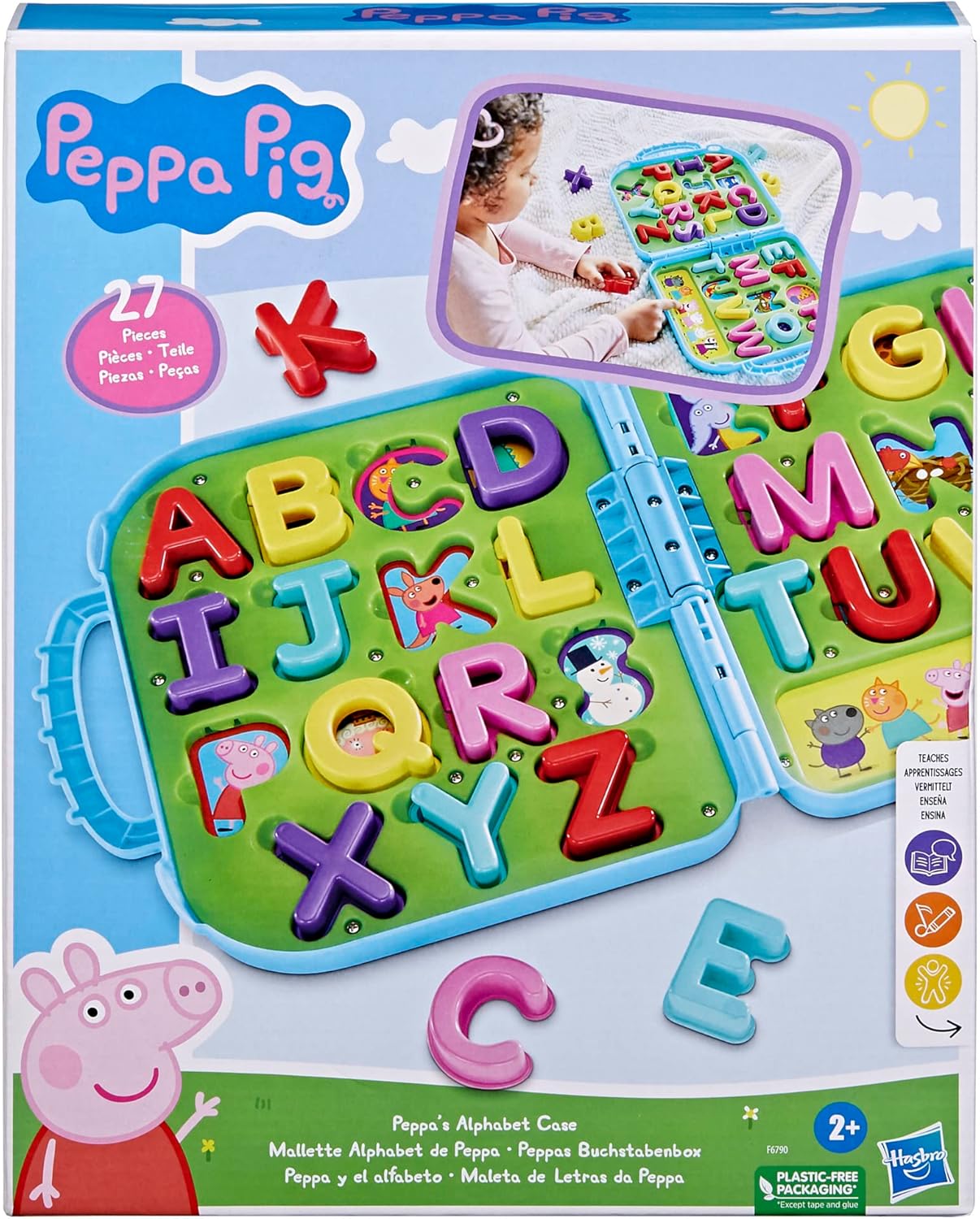 Peppa Pig Peppa’s Alphabet Case, ABC Toys